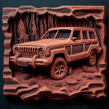 3D model Jeep Cherokee KL (STL)